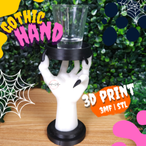 Gothic Hand Stand STL 3MF File