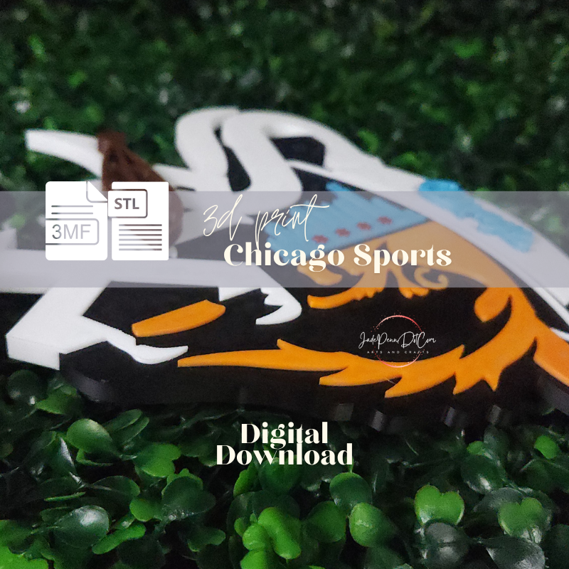 Chicago Sports Mashup 3D Print Files | STL | 3MF Digital Download - Image 4
