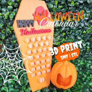 Halloween Countdown Calendar STL 3MF