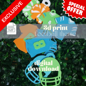Football Theme 3D Print Collection | 3MF Digital Download