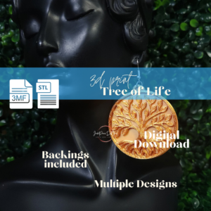Tree of Life Earrings & Ornaments STL 3MF File